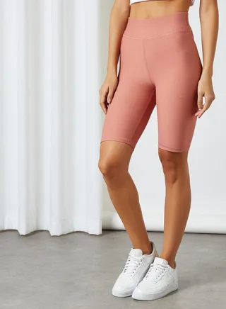 Long Training Shorts Withered Rose 