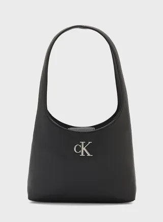 Minimal Monogram Shoulder Bag