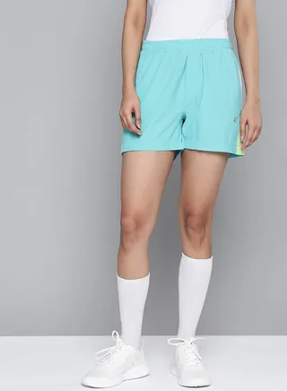 Mid-Rise Shorts Peacock Blue / Sulphur Spring / Optic White 