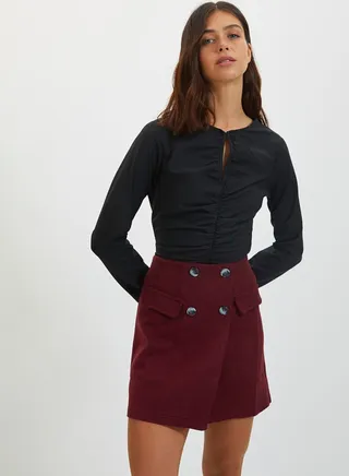 Knitted Mini Skirt