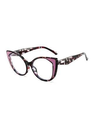 Blue Light Blocking Optical Eyeglasses - Stylish Oversized Frames, Clear Lens, Polarized. Top-rated Bluelight Protection for Reading, Work, & Screen Time. Vintage-Inspired, Lightweight Design. 