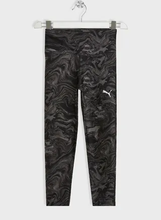 Kids Marbleized 7/8 Leggings 