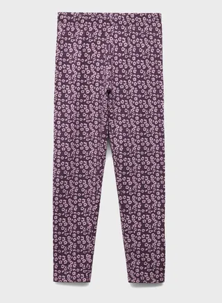 Kids Floral Print Leggings 