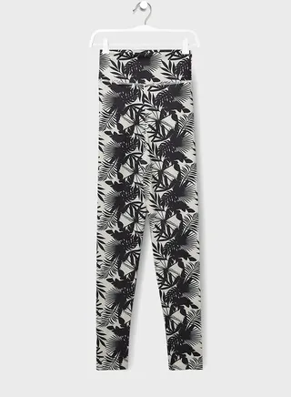 Youth Leaf Print Leggings 