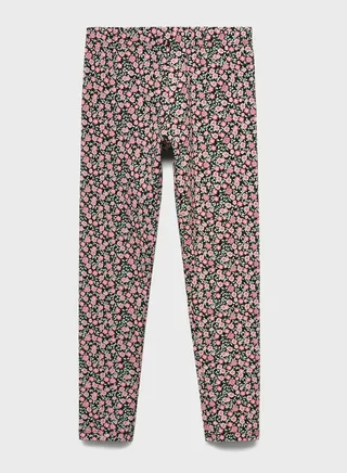 Kids Floral Print Leggings 