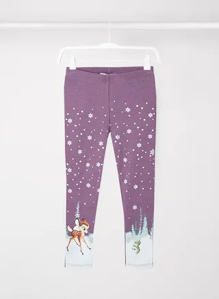 Kids Bambi Graphic Leggings 