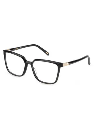 Unisex Square Eyeglass Frame - VPLF27 0700 55 - Lens Size: 55 Mm 