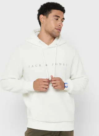 Text Print Hoodie