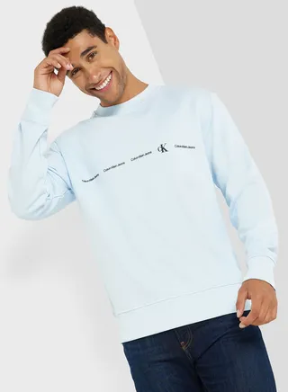 Logo Crew Neck Sweatshirt
