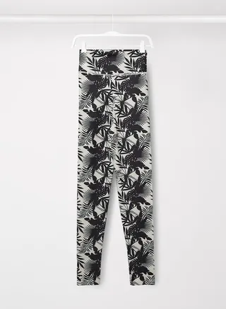 Youth Leaf Print Leggings 