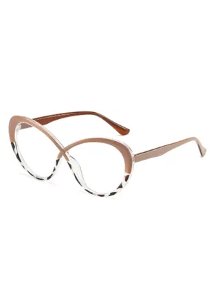 Blue Light Blocking Optical Eyeglasses - Stylish Oversized Frames, Clear Lens, Polarized. Top-rated Bluelight Protection for Reading, Work, & Screen Time. Vintage-Inspired, Lightweight Design. 
