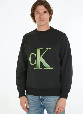 Mono Logo Crew Neck Sweatshirt