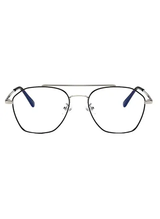 Blue Light Blocking Computer Glasses Reduce Eye Strain Metal Aviator Frame Glasses 