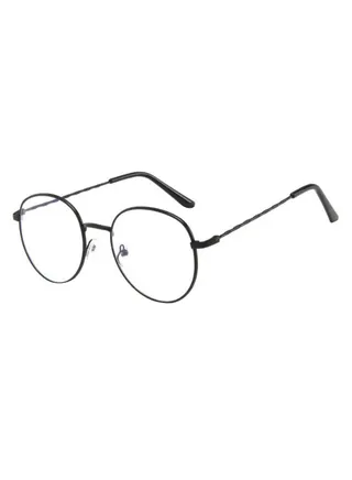 unisex Round Frame Eyeglasses - Lens Size: 48 mm 
