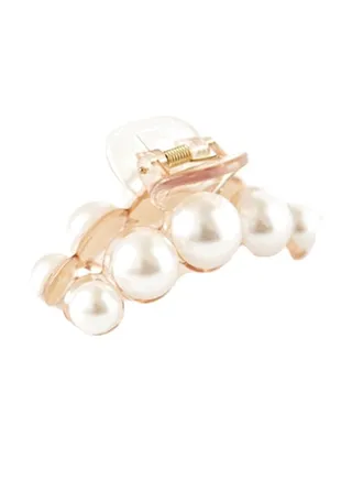 Alloy Beaded Design Hair Clip 