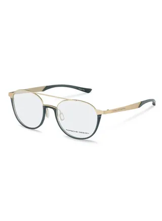 Unisex Pilot Eyeglass Frame - P8389 B 52 - Lens Size: 52 Mm 