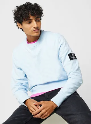 Badge Crew Neck Sweatshirt