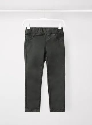Kids/Teen Coated Leggings Black 