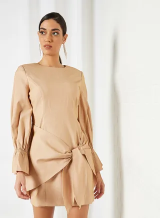 Charon Dress Camel 