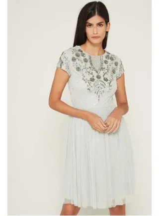 Narnia Skater Dress Grey 