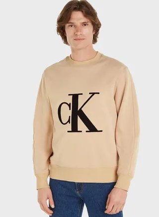 Mono Logo Crew Neck Sweatshirt