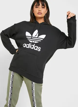 Trefoil Adicolor Casual Womens Sweatshirt Hoodie