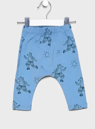 Infant Skating Bear Leggings 