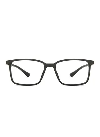 Zero Power Full Rim Bluecut & Antiglare Rectangle Shape Computer Eyeglasses LB E13737 - 53mm - Black 