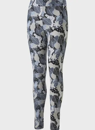 Kids Essential Bloom All Over Printed Leggings 