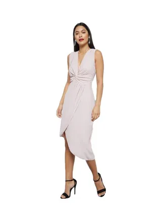 Tamayo Sleeveless Midi Dress Dusty Pink 