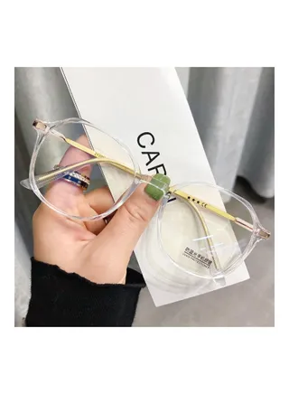 Women's Glasses Frame Korean Version Flat Mirror 