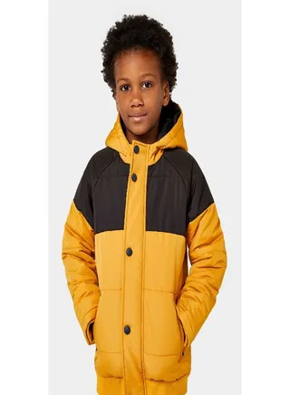 Mustard and Black Padded Jacket 