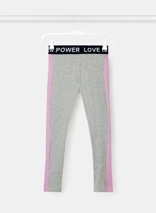 Girls Colourblock Leggings 