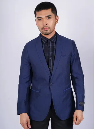 Men’s Autumn Blazer – Midnight Blue 
