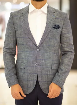 Men's Checks Blazer 
