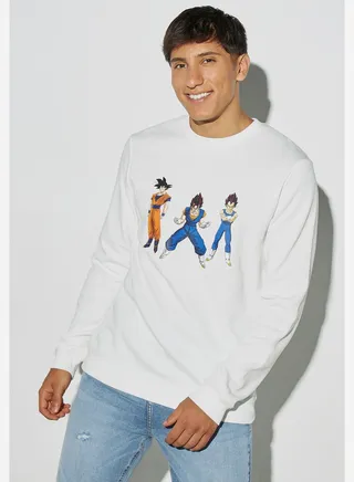 Anime Print Sweatshirt 