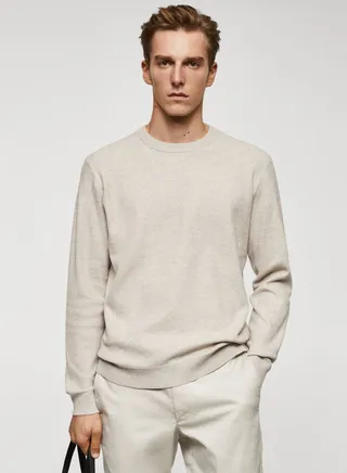 Structured Crew Neck Sweater