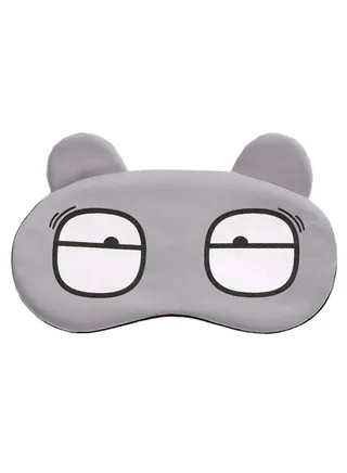 Animal Cartoon Sleeping Eye Mask Grey/White/Black 