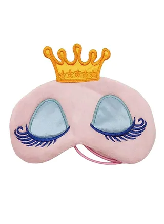 Unicorn Pattern Sleeping Eye Mask Blue/Pink/Gold 