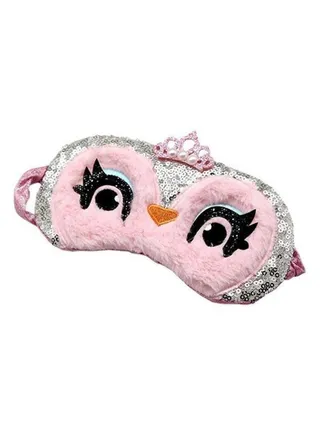 Sequins Owl Sleeping Eye Mask Multicolour 