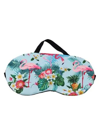 Flamingo Printed Sleeping Eye Mask Multicolour 