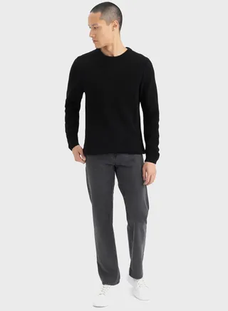 Crew Neck Knitted Sweater 