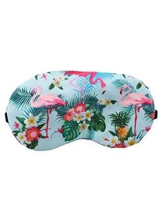 Flamingo Printed Sleeping Eye Mask Multicolour 