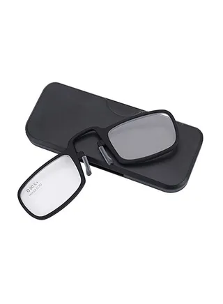 unisex Nose Clip Rectangular Eyeglasses - Lens Size: 41 mm 