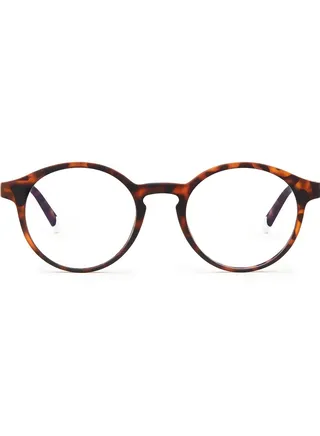 BARNER: BLUE LIGHT Blocking Glasses for Men and Women. Computer Glasses, Screen Glasses. Gaming Glasses. Neutral Lenses. Le Marais - Round Frame | Color: Tortoise 
