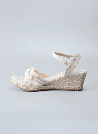Women's Handmade Slipsole Espadrilles Sandals, High-heel Comfortable Wedges Shoes,Lightweight Big-sized and Casual Outside Wear New Fashion For Summer 2024 