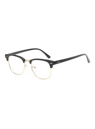 unisex Polychromatic Clubmaster Eyeglass Frames 