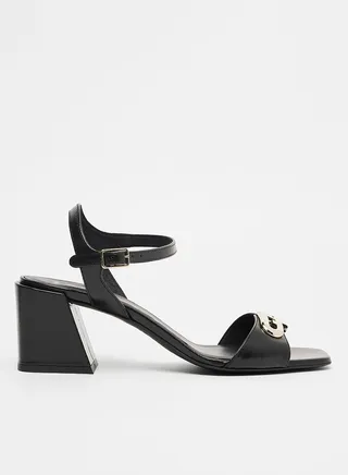 Chain T.60 Block Heel Sandals 