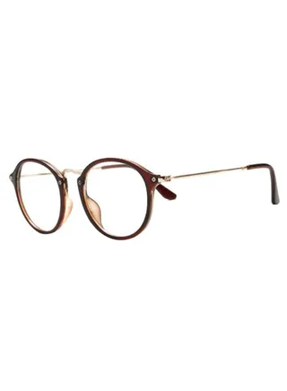 Round Frame Eyeglasses - Lens Size: 50 mm 