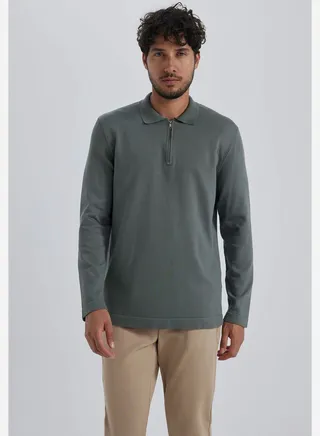 Zip Detail Sweater